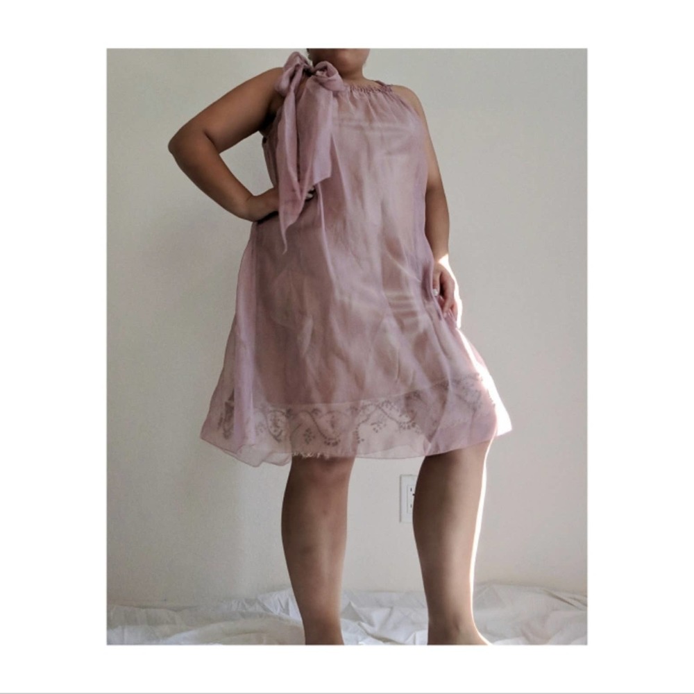 NWT Elie Tahari Silk Bow Dress| Size M